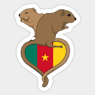 Gerbil Senegal (light) Sticker